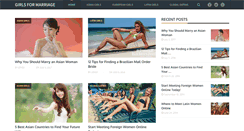 Desktop Screenshot of girls-for-marriage.com