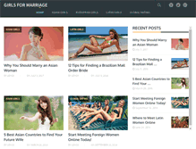 Tablet Screenshot of girls-for-marriage.com